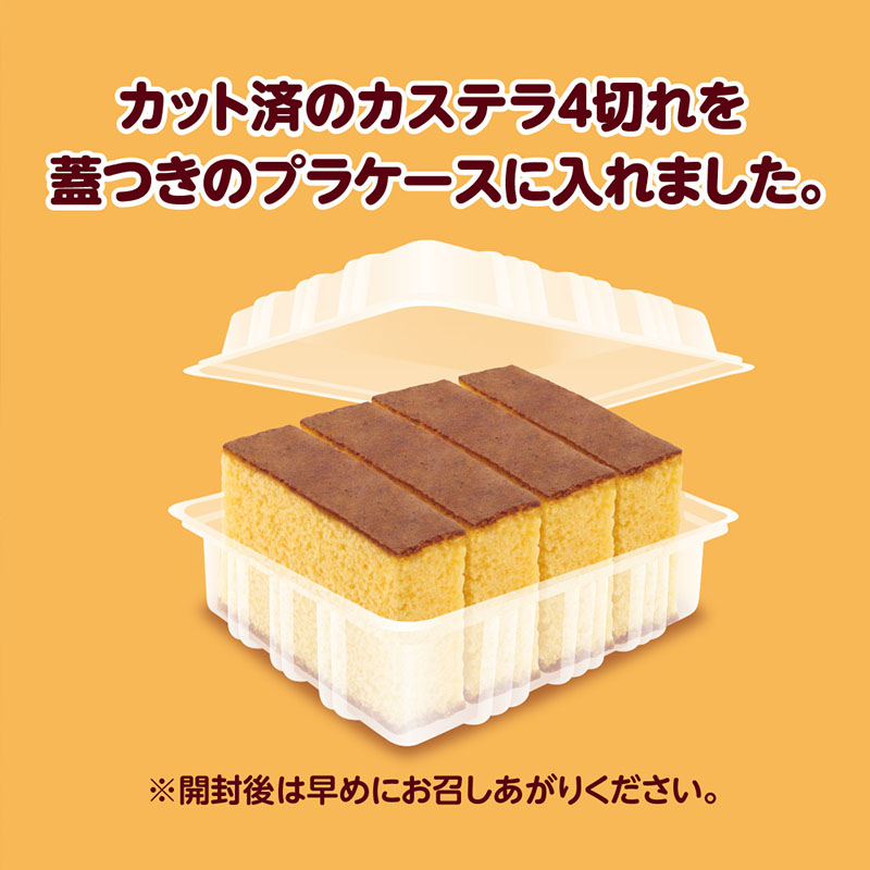 カステラ長崎 4切れ入り