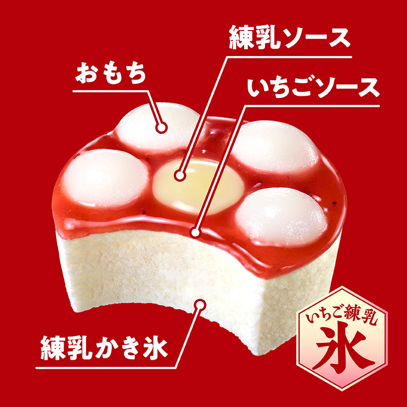 やわもちアイス かき氷セット
