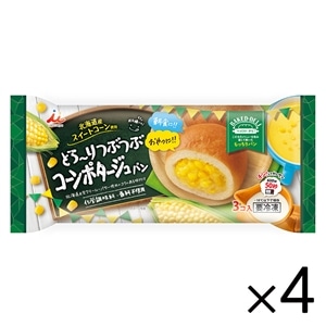 井村屋ウェブショップ 電子レンジ対応 ベイクド デリ とろ りつぶつぶコーンポタージュパン 4パック 冷凍 肉まんあんまん 冷凍 パン 懐かしくても 新しい 心のこもった品質を